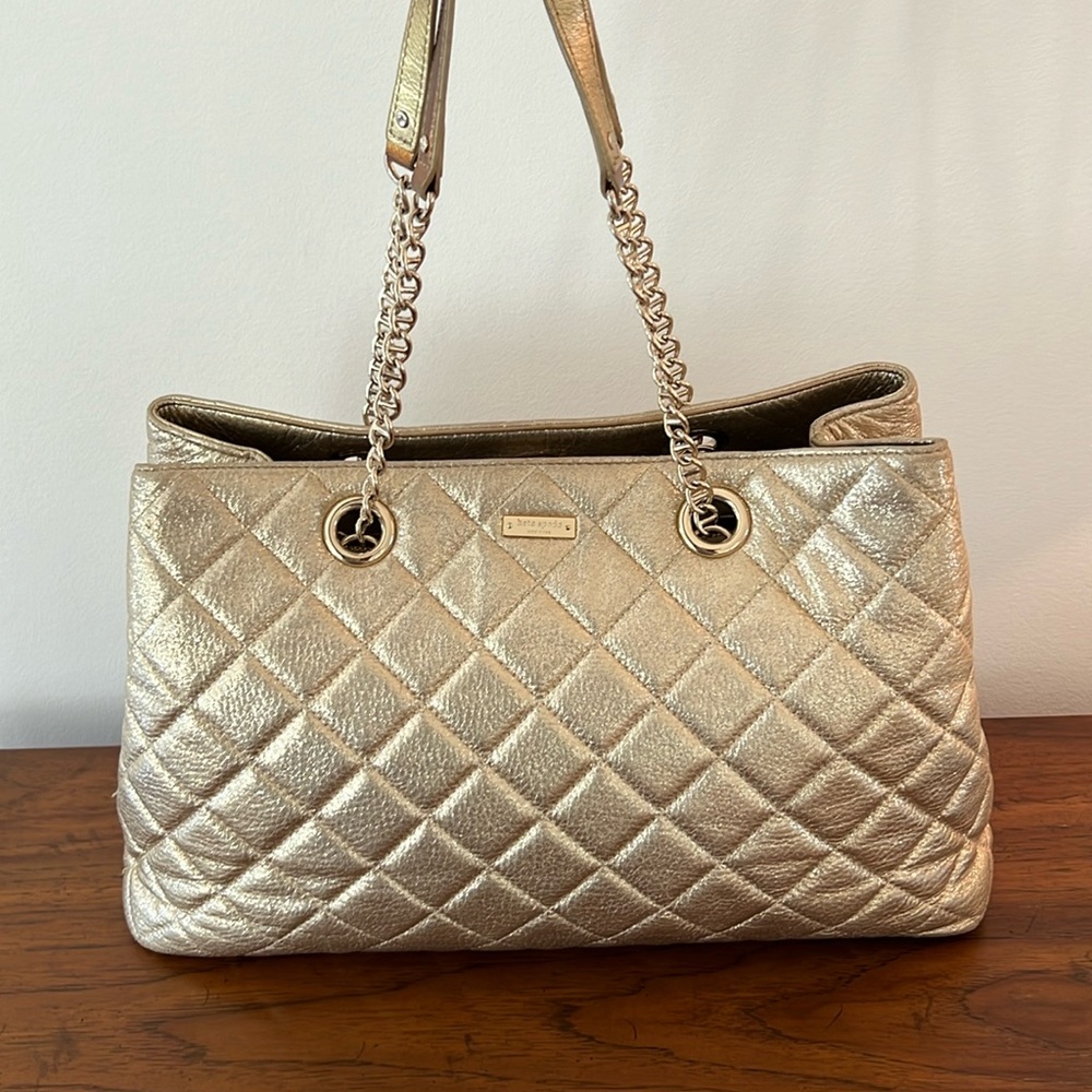 Kate Spade Maryanne Quilted Gold Coast Bag